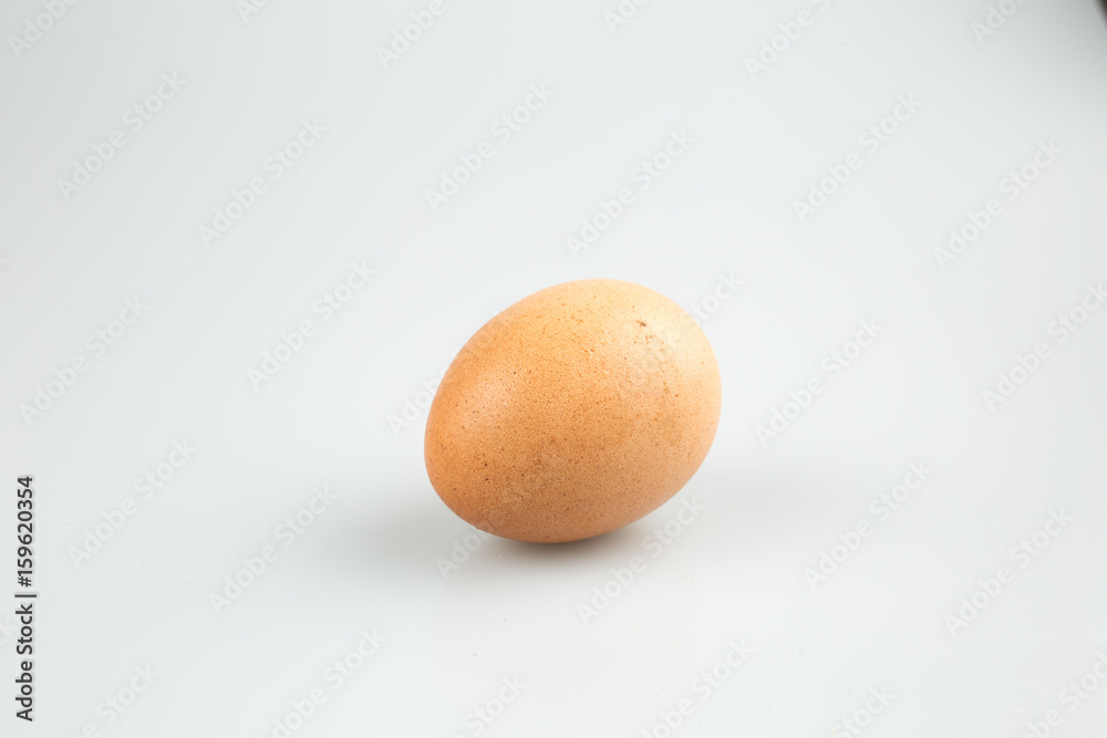 egg on white background