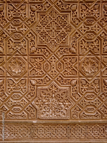 Facade detail, Alhambra, Granada,