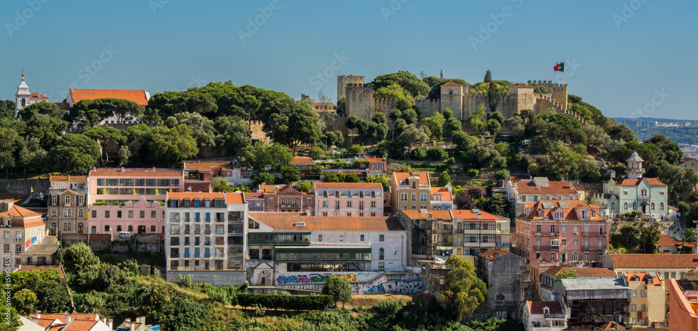 view of Lisbon Portugal.