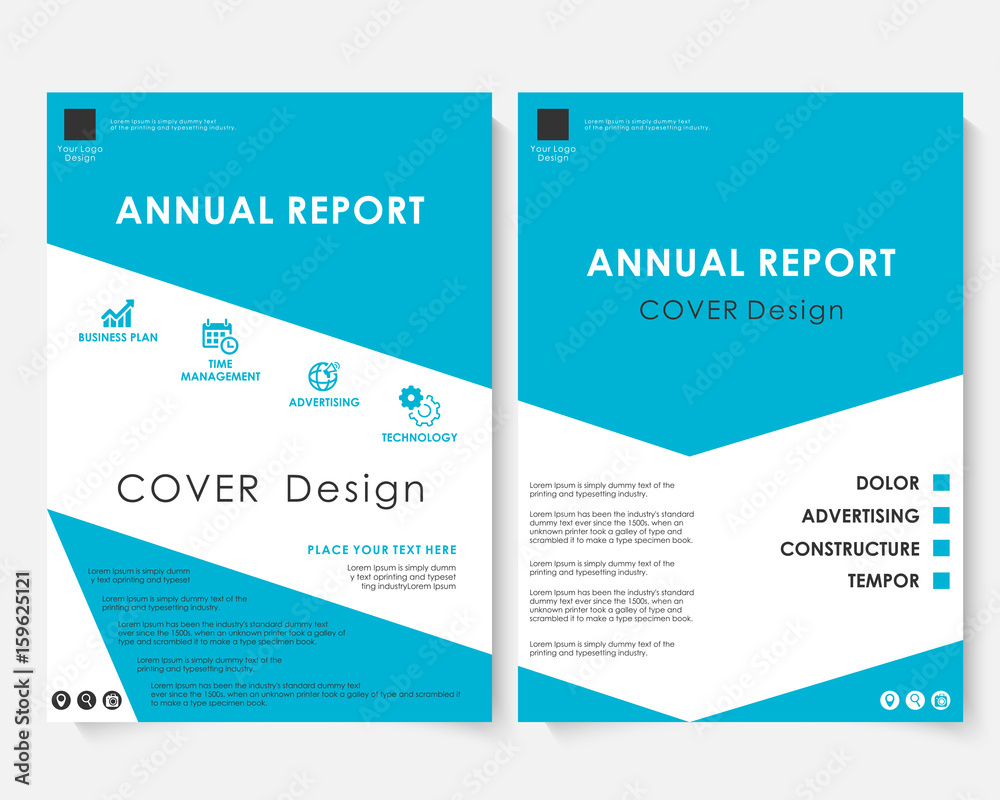 Blue cover design template vector. Brochure concept presentation website portfolio. White annual report layout leaflet template. Magazine business advertising set. Marketing poster A4 size Blue cover design template vector. Brochure concept presentation website portfolio. White annual report layout leaflet template. Magazine business advertising set. Marketing poster A4 size
