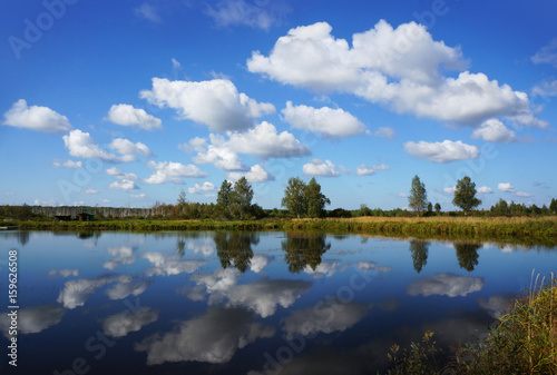 Fototapeta Naklejka Na Ścianę i Meble -  Summer landscape, river