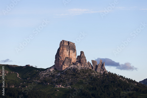 Cinque torri at early morning