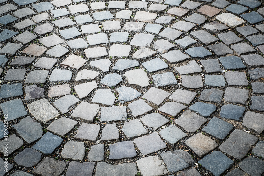 Cobble stone brick road abstract background Cobble stone brick road abstract background