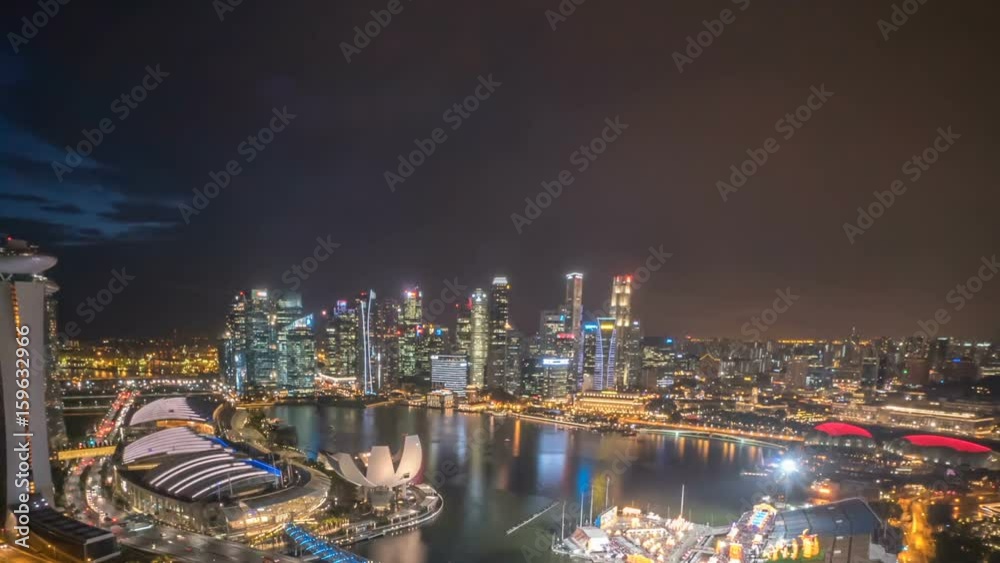 custom made wallpaper toronto digitalSingapore Time Lapse Of Marina Bay And The New City Skyline. Pan left