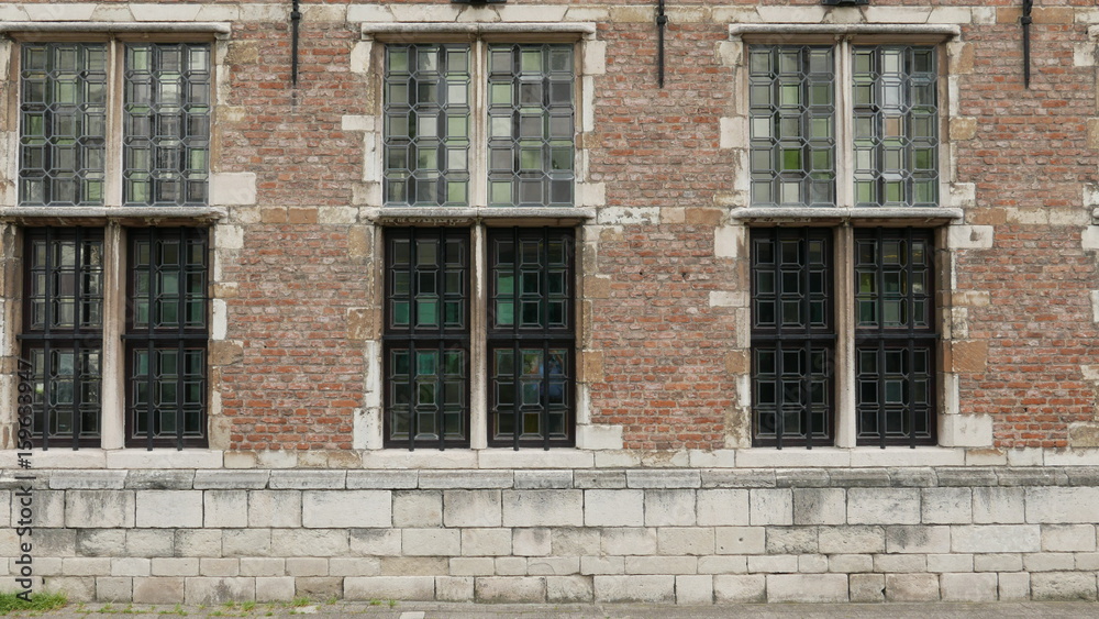 Obraz premium Detail of the Rubens house in Antwerp