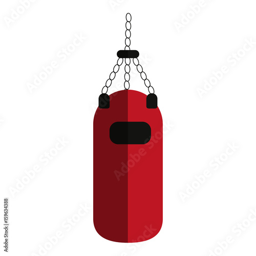 heavy bag boxing icon image vector illustration design  © Jemastock