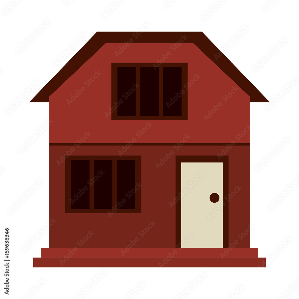 Facade house of plants icon vector illustration dessign graphic Facade house of plants icon vector illustration dessign graphic