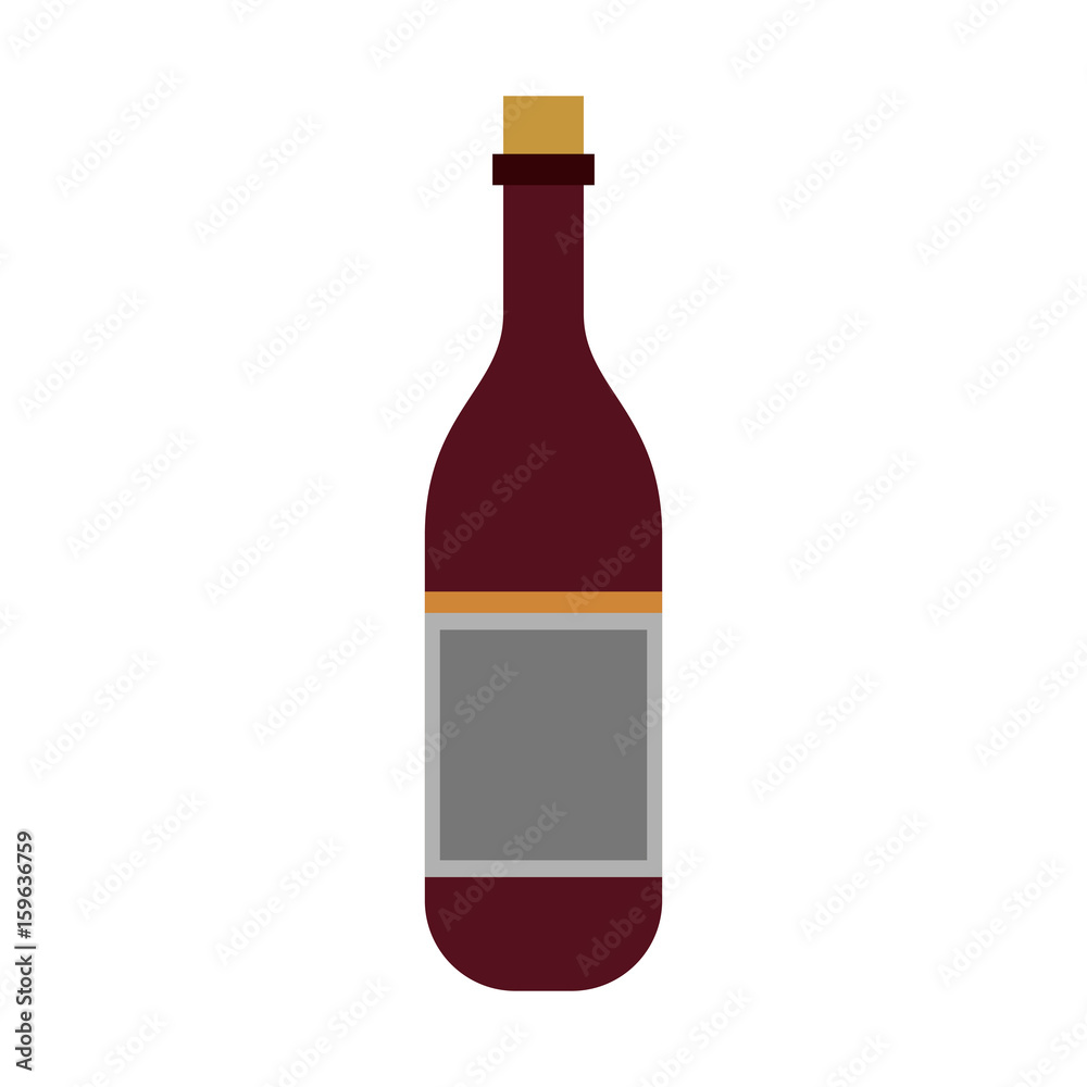 Delicious wine drink bottle icon vector illustration design graphic Delicious wine drink bottle icon vector illustration design graphic