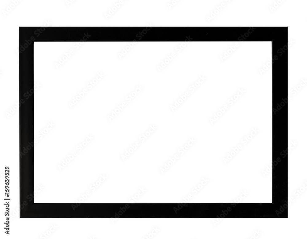 horizontal blank photo frame isolate on white background horizontal blank photo frame isolate on white background