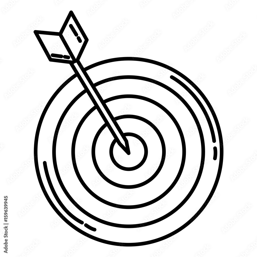 target with arrow icon vector illustration design target with arrow icon vector illustration design
