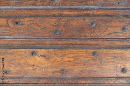 Wonderful old wood with a lot of rivets