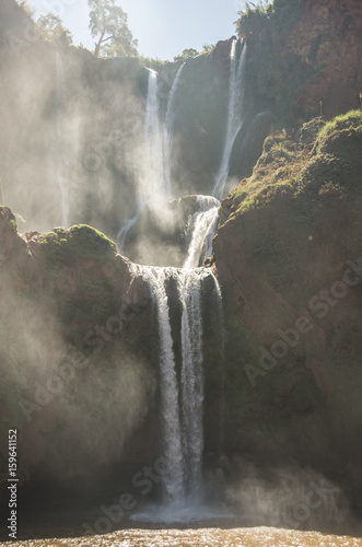 Ouzoud Waterfalls, Grand Atlas village of Tanaghmeilt, Azilal province, Morocco photo