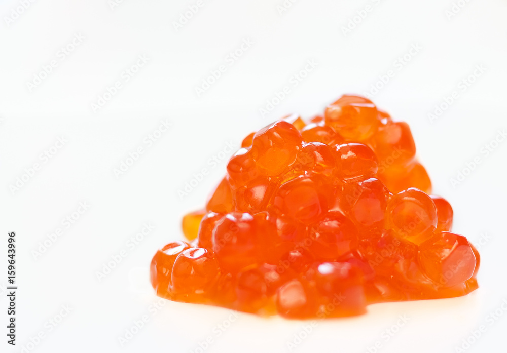 Red caviar close-up
