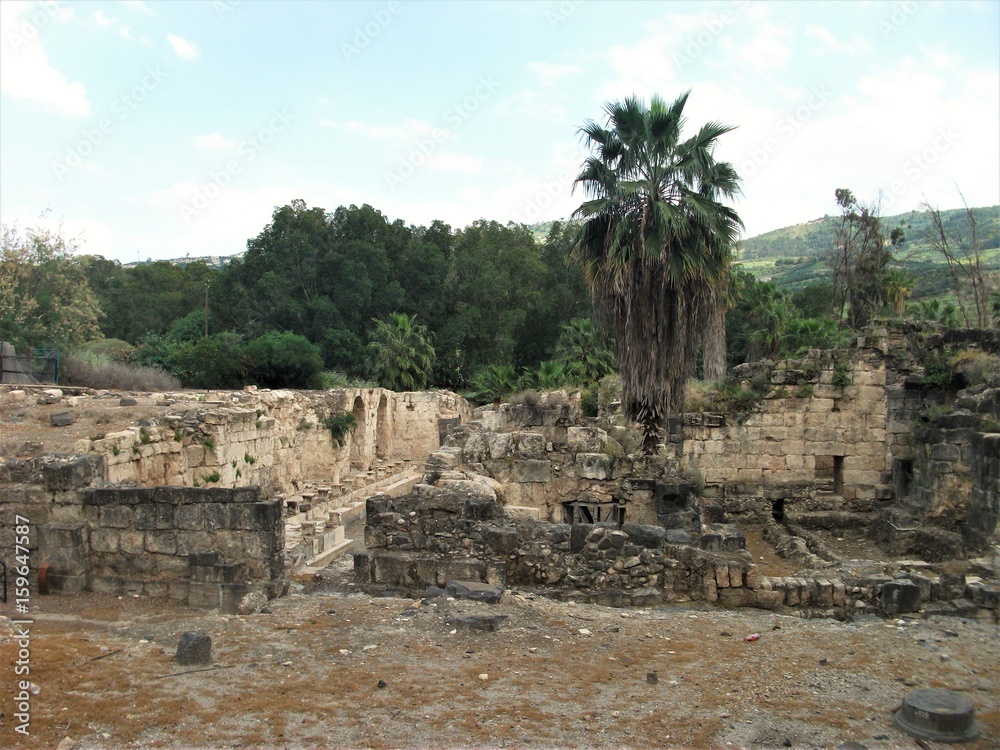 Ruine eines römischen Badhauses
