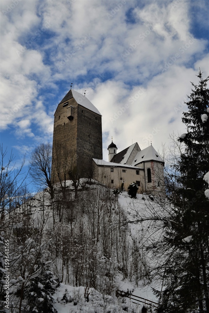 Alte Burg im Winter