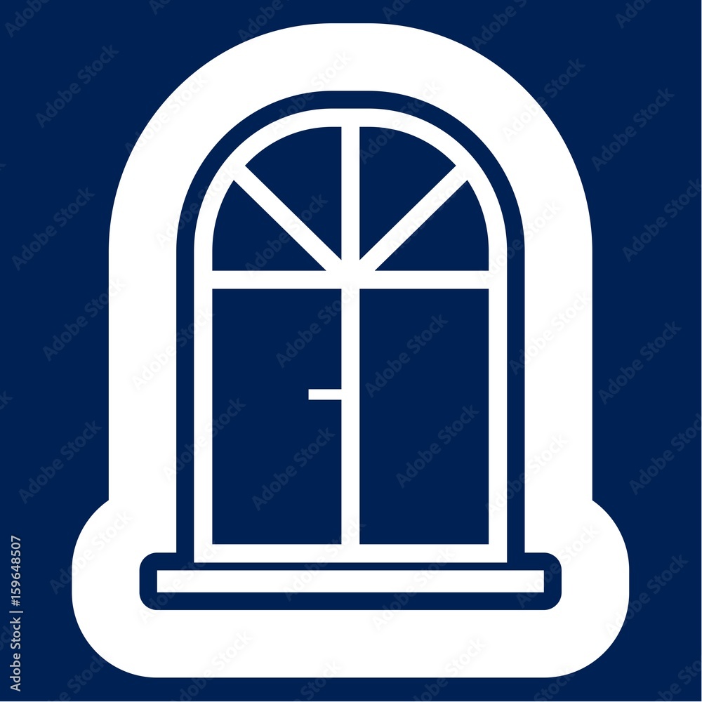 Window Icon Flat Graphic Design Window Icon Flat Graphic Design