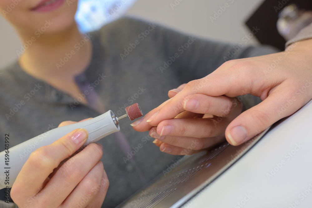 Obraz premium electrical nail filer kit