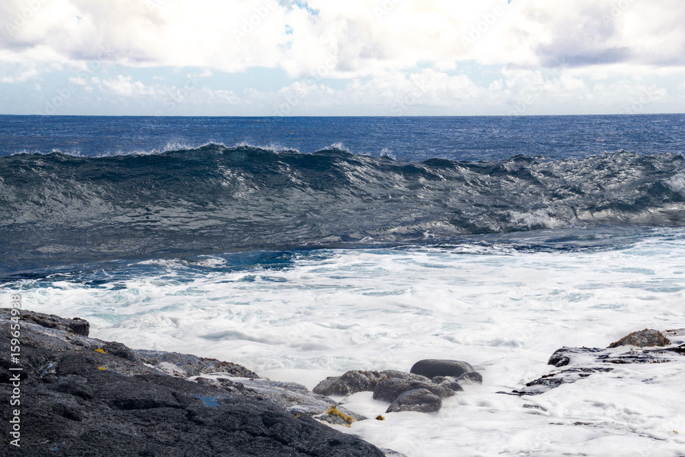 Big Island Ocean Wave Cresting Big Island Ocean Wave Cresting