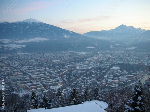 Innsbruck im Winter in Tirol