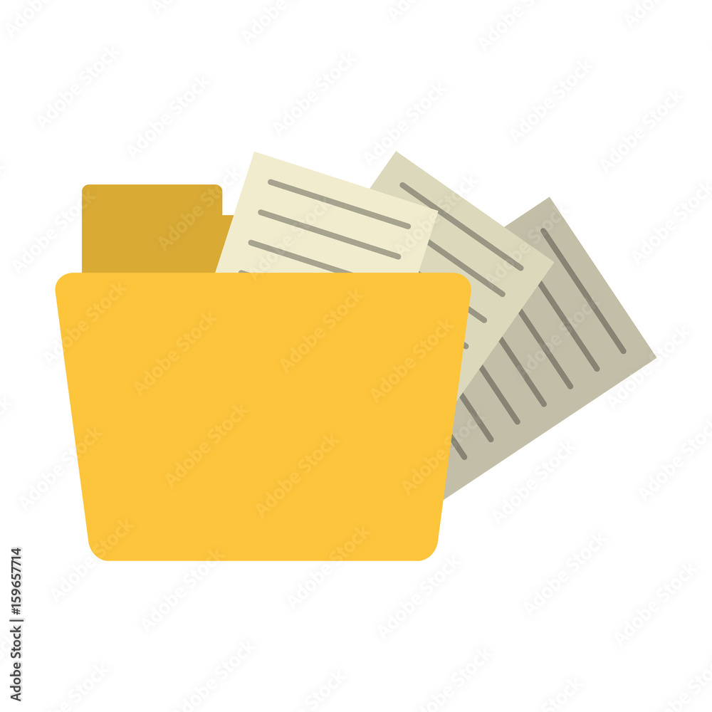 Folder documents out icon vector illustration design graphic