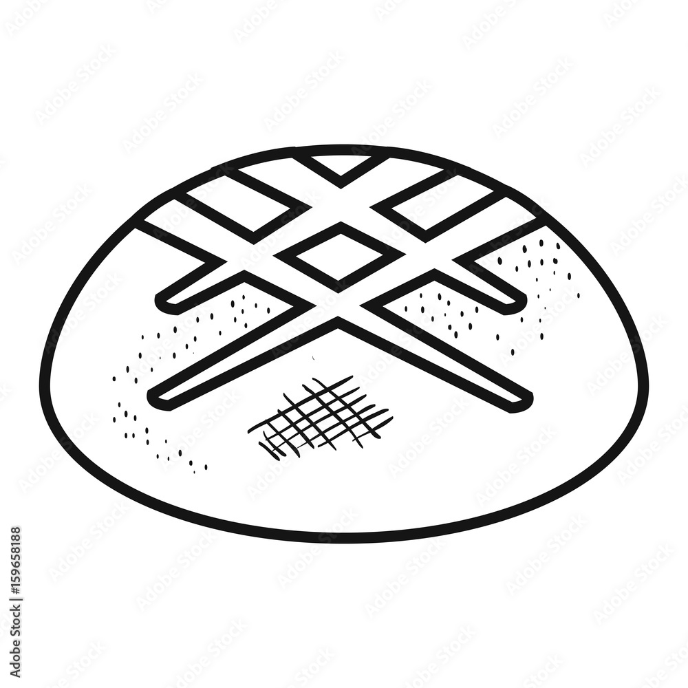 delicious bread isolated icon vector illustration design delicious bread isolated icon vector illustration design