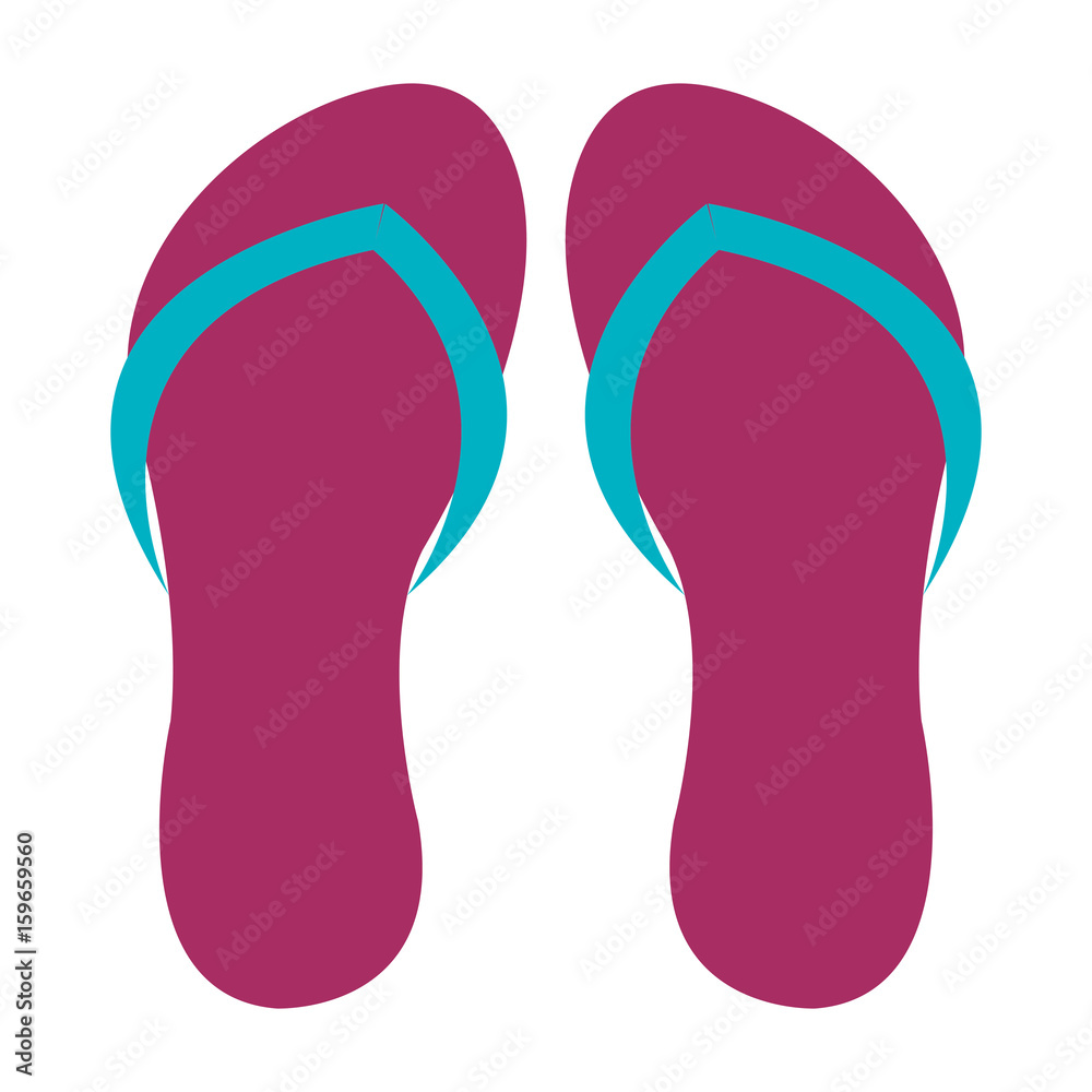 flip flops isolated icon vector illustration design flip flops isolated icon vector illustration design