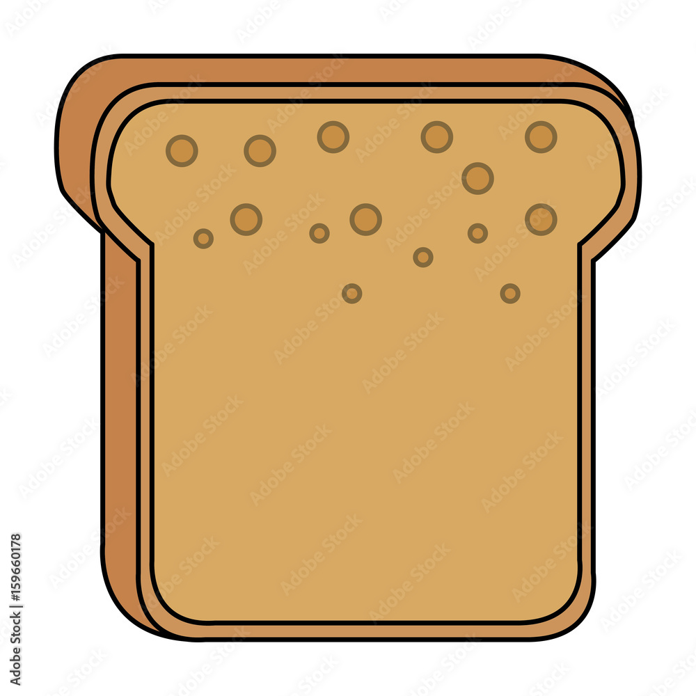 delicious toast bread isolated icon vector illustration design delicious toast bread isolated icon vector illustration design