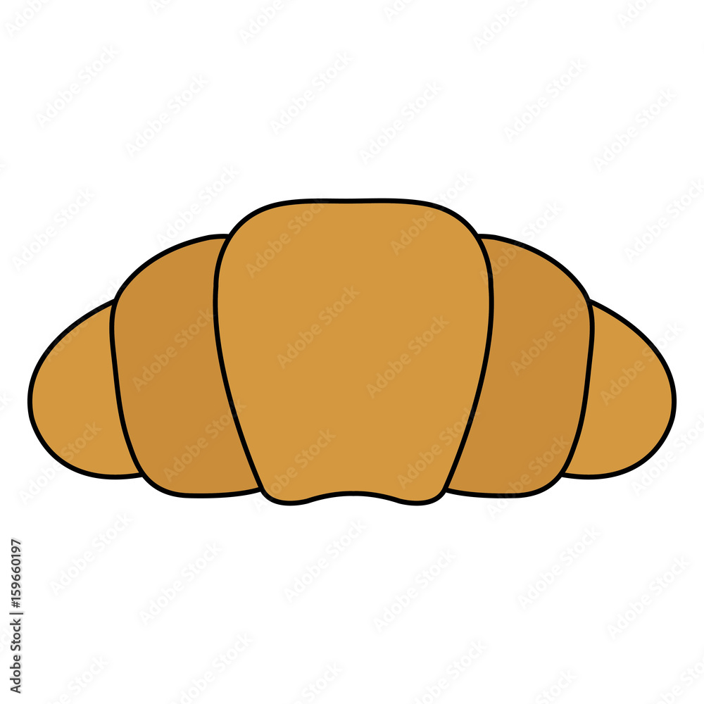 delicious croissant bread icon vector illustration design delicious croissant bread icon vector illustration design
