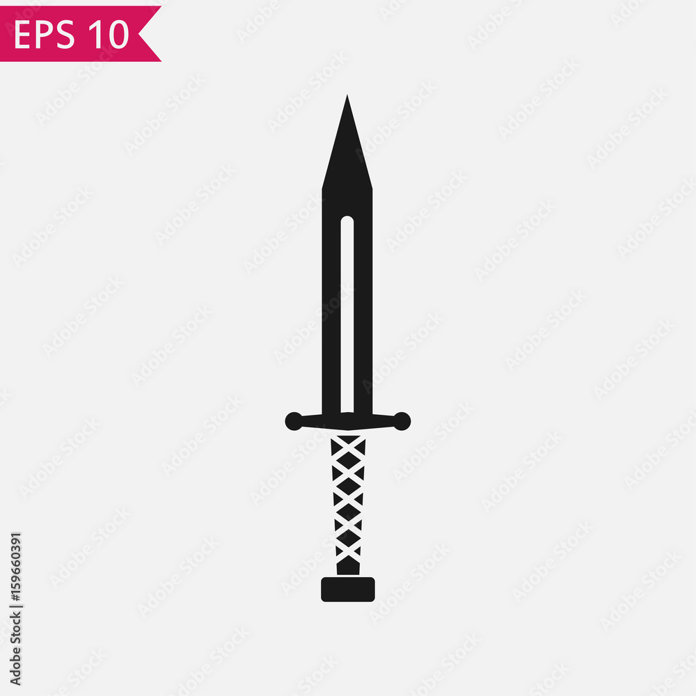 Fototapeta premium Sword icon Vector.
