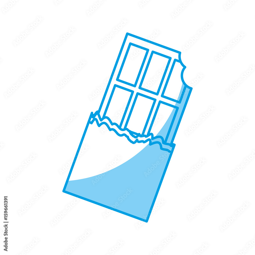 chocolate bar icon over white background vector illustration chocolate bar icon over white background vector illustration
