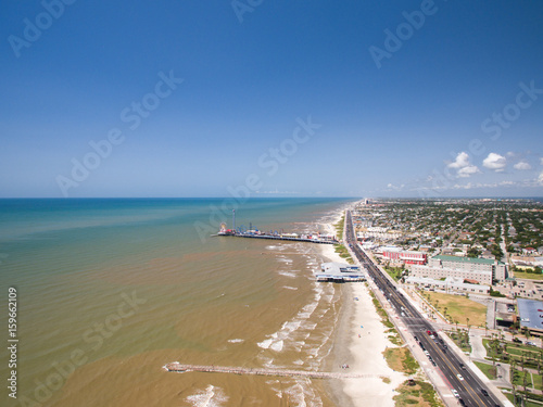 Galveston Texas from the air  © eric