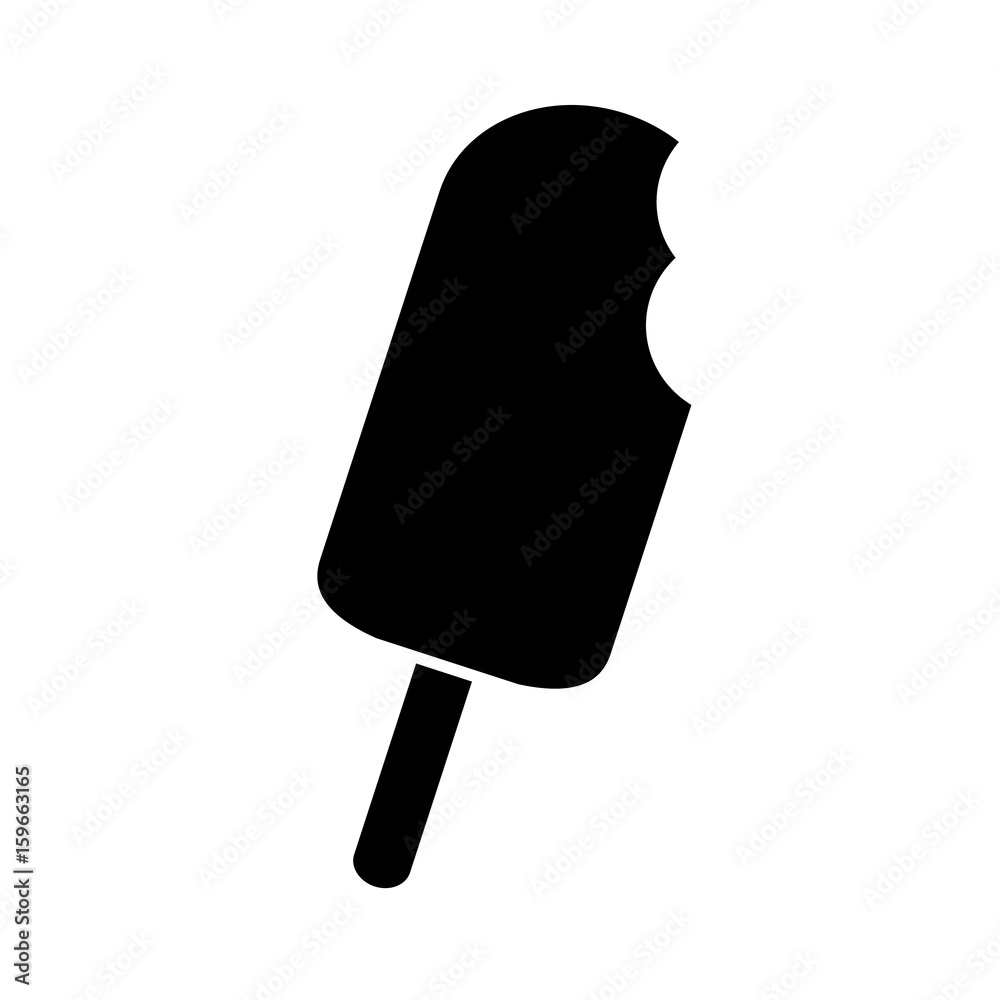 ice cream bar icon over white background vector illustration ice cream bar icon over white background vector illustration