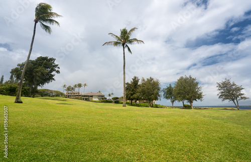 Modern luxury golf course homes at Makaluapuna Point in Maui Hawaii