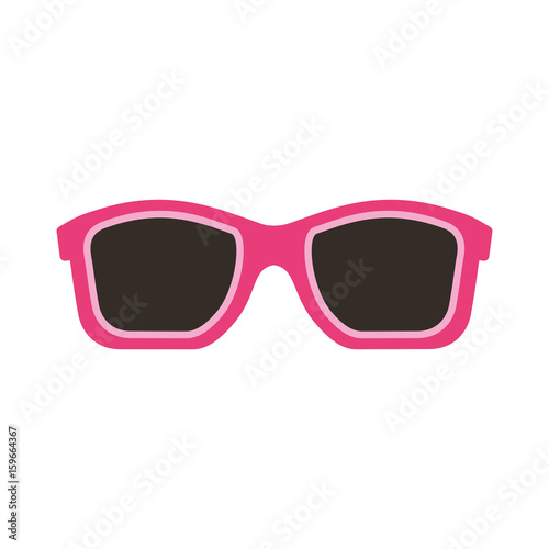 summer sunglasses isolated icon vector illustration design
