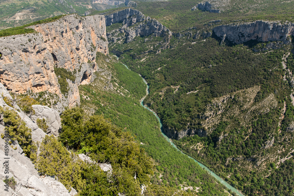 Gorge du Verdon, wilderness Landscape of Provence France