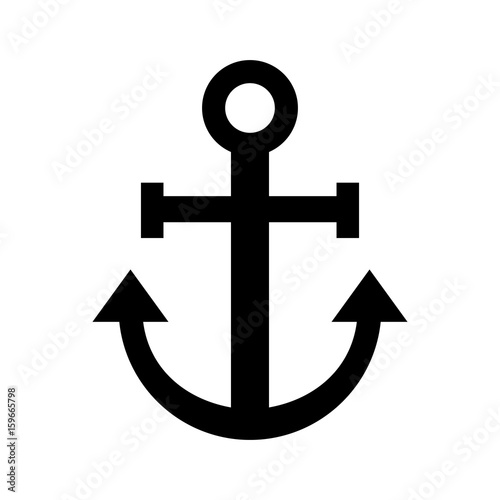sail anchor isolated icon vector illustration design