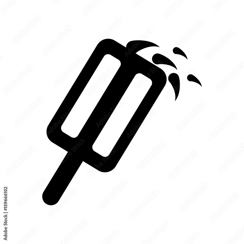 Popsicle ice isolated icon vector illustration design Popsicle ice isolated icon vector illustration design