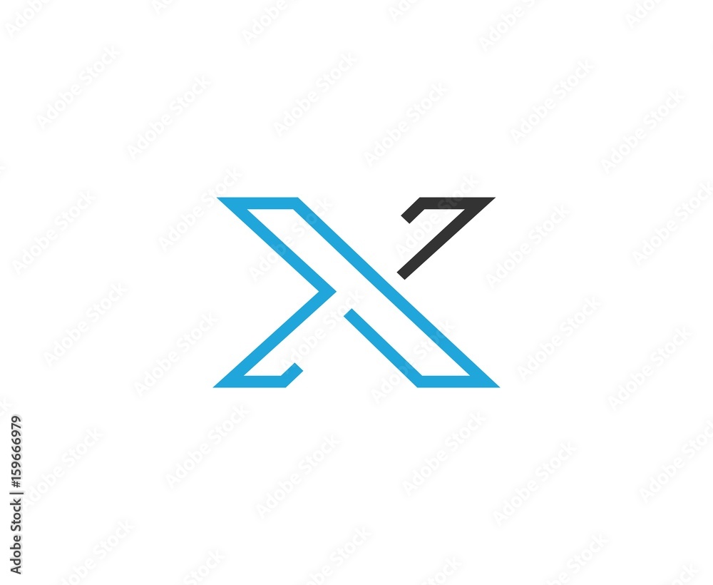 X logo letter X logo letter