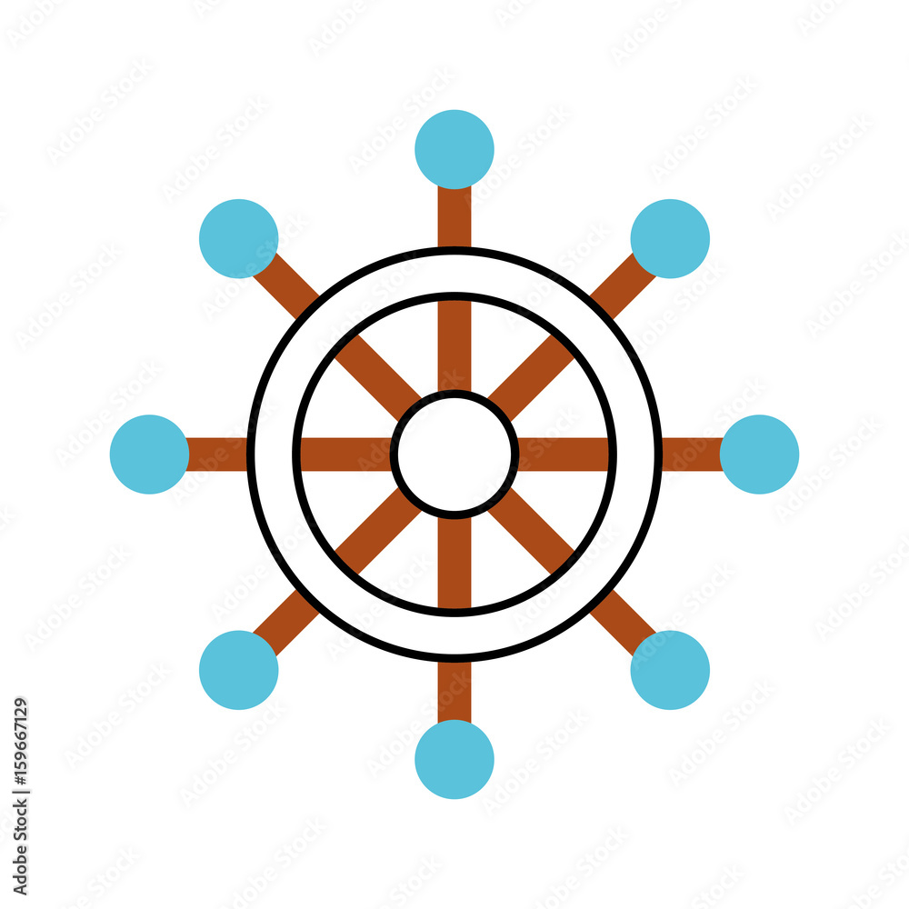 boat timon isolated icon vector illustration design boat timon isolated icon vector illustration design