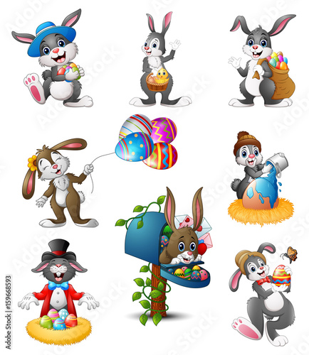 Easter Bunnies cartoon