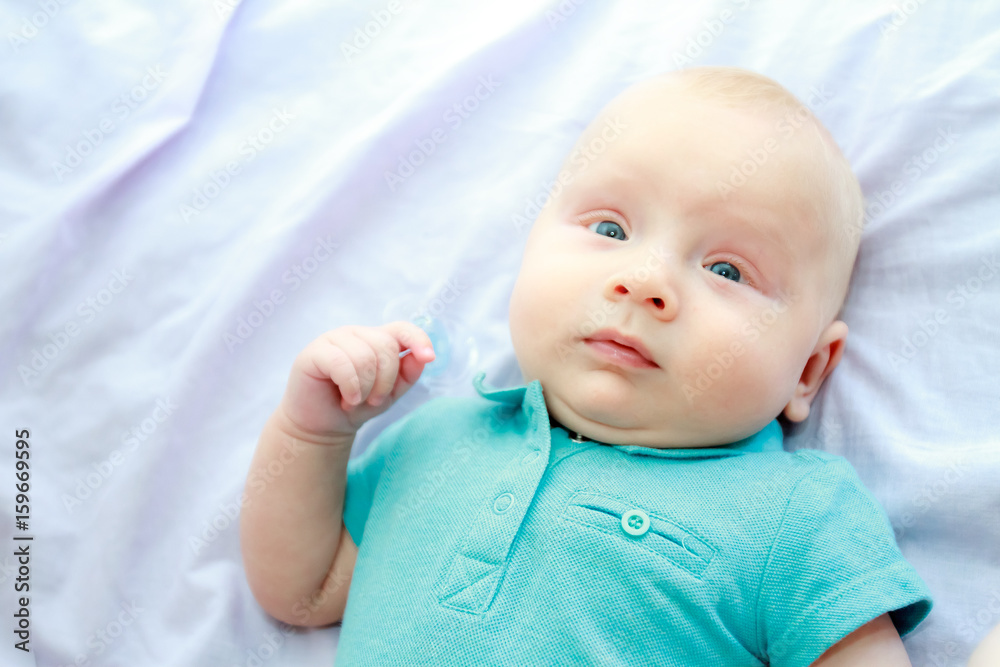 indoor portrait of caucasian baby boy at home indoor portrait of caucasian baby boy at home