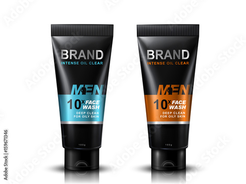 face wash package design