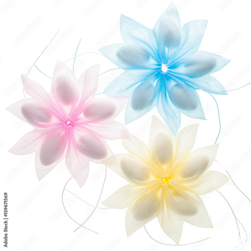 Naklejka premium Colored Confetti Favors isolated over white background