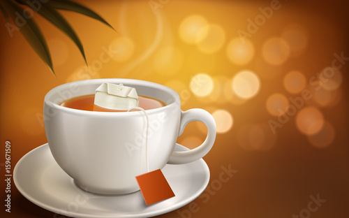 hot tea illustration