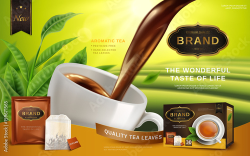 black tea ad