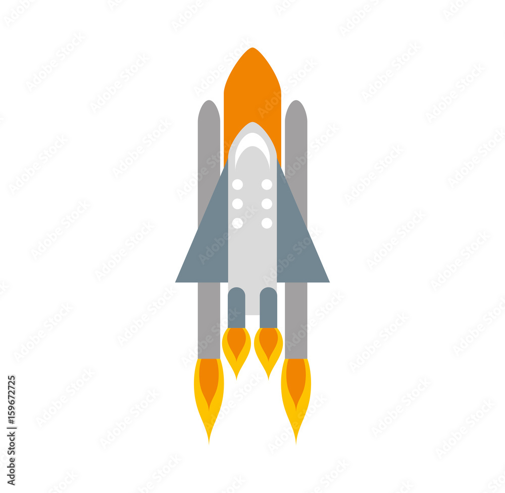 rocket space isolated icon vector illustration design rocket space isolated icon vector illustration design