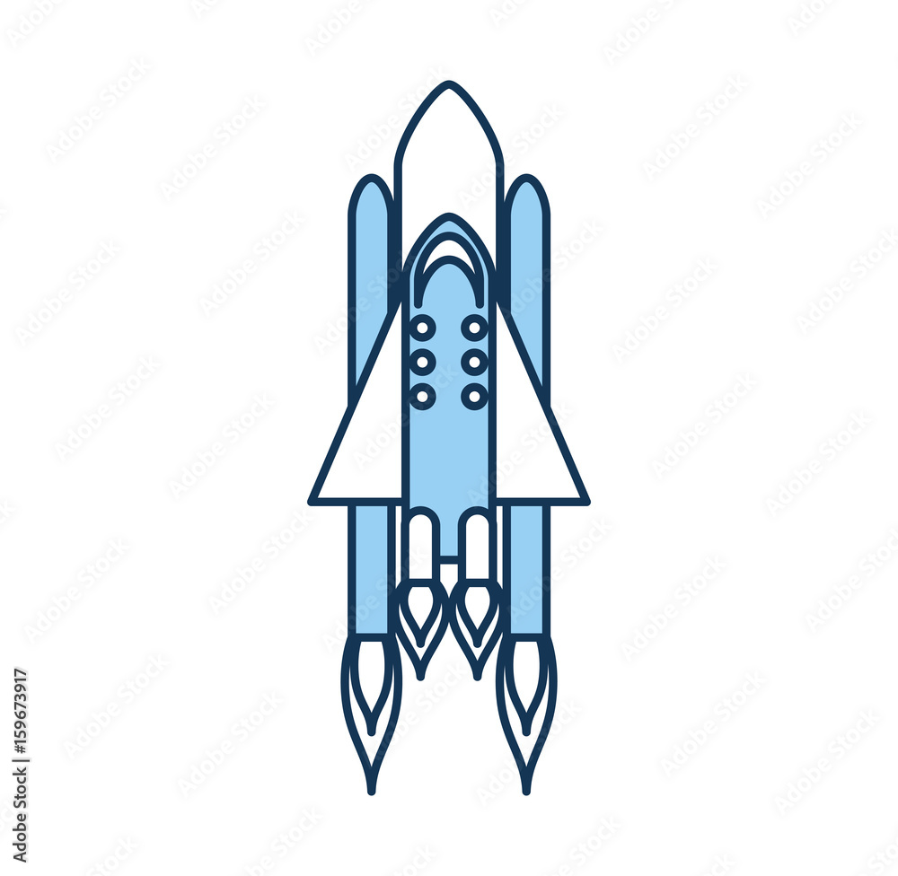 rocket space isolated icon vector illustration design rocket space isolated icon vector illustration design