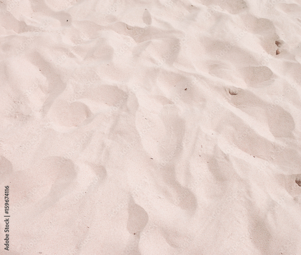 Obraz premium closeup of sand pattern of a beach in the summer