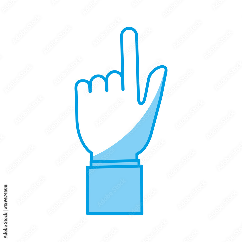 hand pointing icon over white background vector illustration hand pointing icon over white background vector illustration