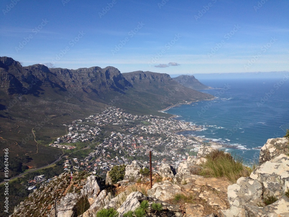 Naklejka premium table mountain